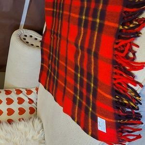 Vintage Faribo Wool Throw 40 x 53Inches